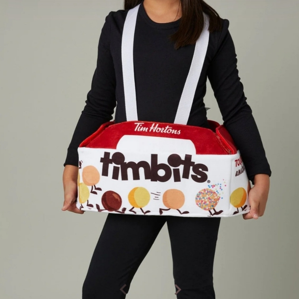 Tim Hortons Timbits® Box Kids Halloween Costume, One Size BNIP